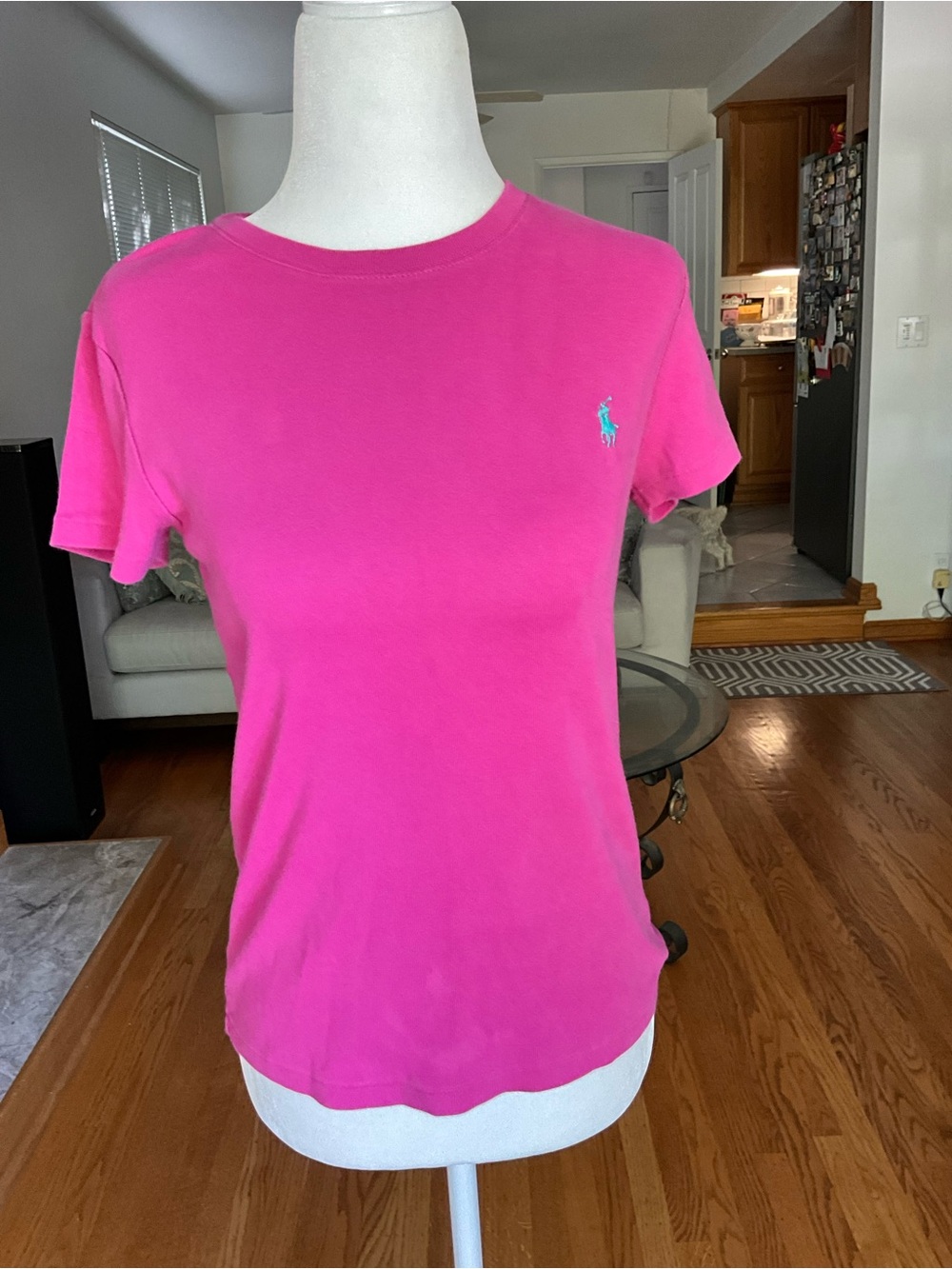 Ralph Lauren Hot Pink Short Sleeve Crewneck Tee